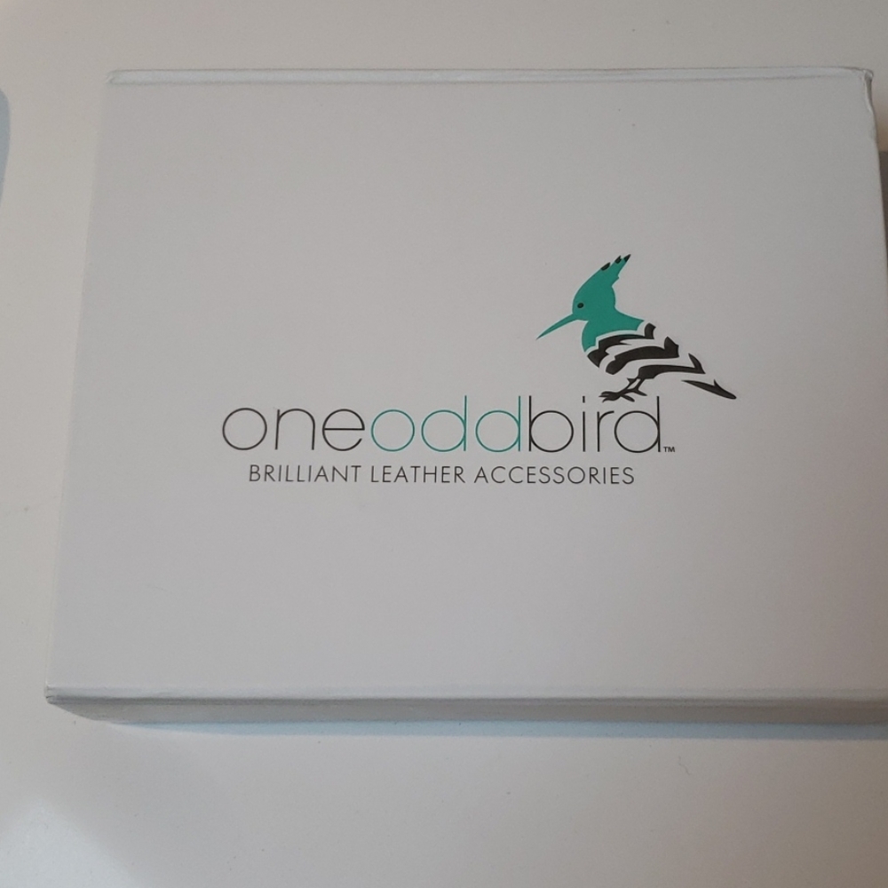 One Odd Bird Black Patent Leather Wallet